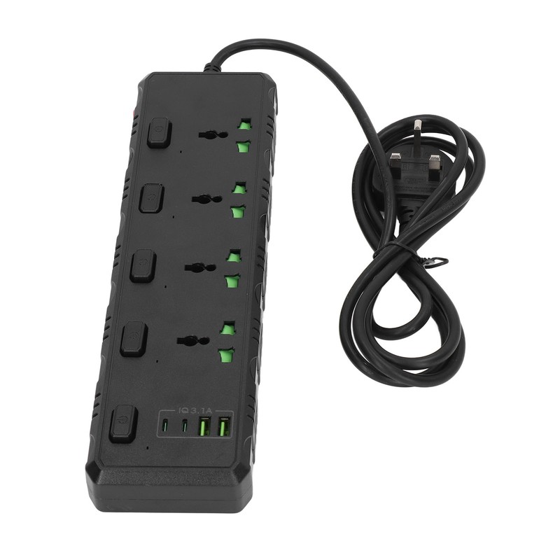 Power Strip Multifunction Universal USB PD PD Interface 110‑265V for