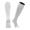MadSportsStuff Pro Line Over the Calf Baseball Socks (Grey, X-Large)