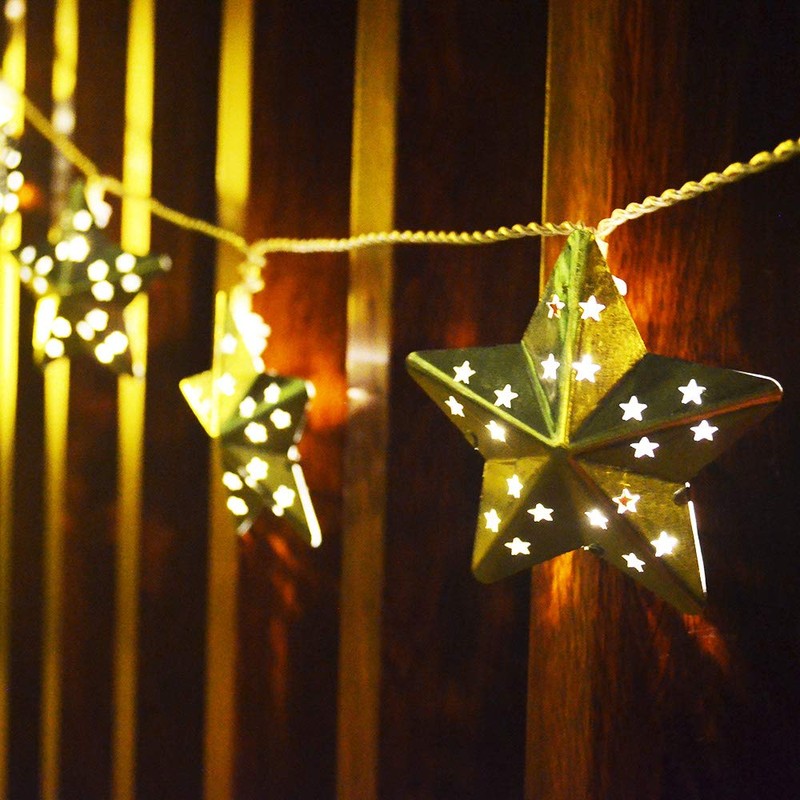 ACRAFT Twinkle Star String Lights Plug in Fairy Lights for