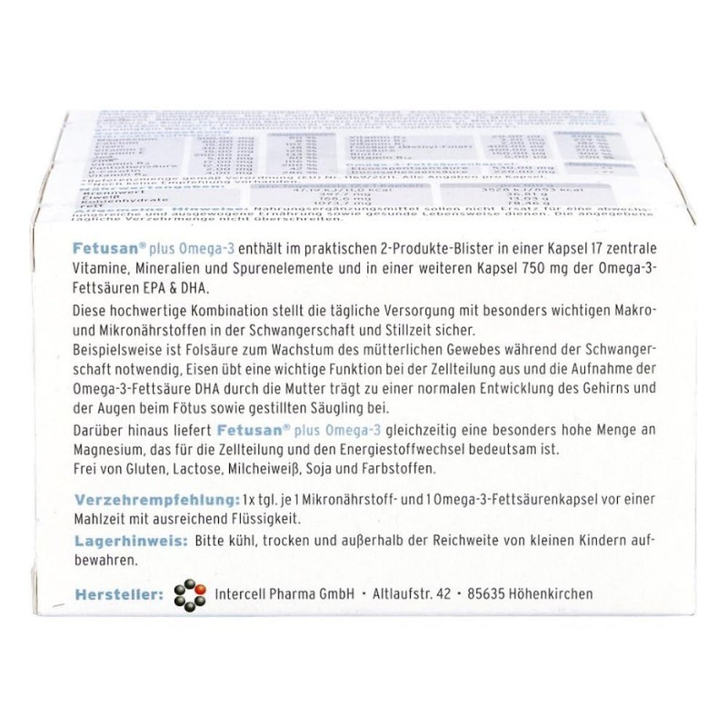 Fetusan Plus Omega 3 Capsules Pack of 72
