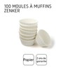 Zenker 100 Cups, Paper, White
