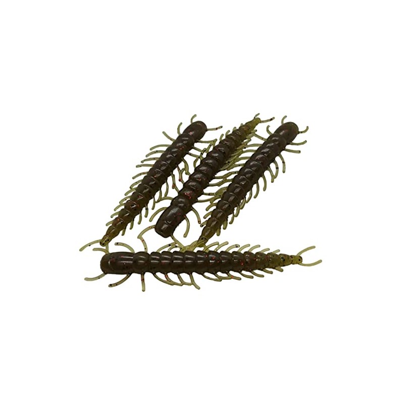 Products 4" Floating Hellgrammite - Qty 8/Pack (Watermelon with red