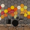 LEIFIDE 4 Pcs 22 Inch Portable Drum Shields Drum Noise