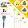 JEHONN Wall Mop with Long Handle 80 Inches, Upgraded 180°