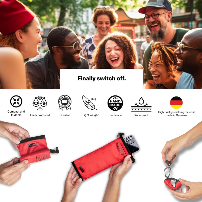TOCA No Signal Sleeve - RFID Blocking Faraday Bag, Keyless