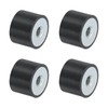 sourcing map 20 x 15mm M6 Thread Female Rubber Mounts,Vibration