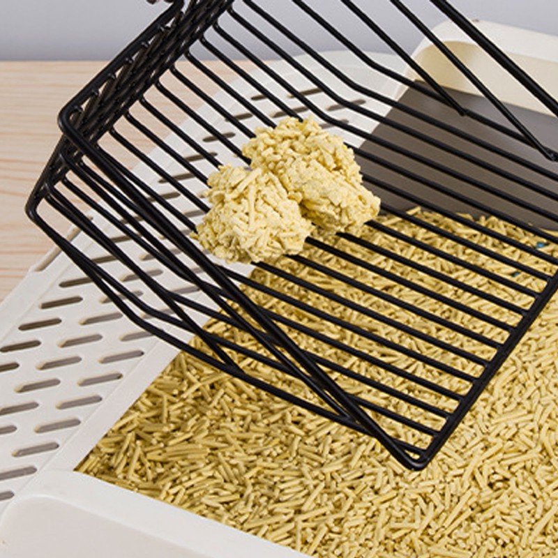 Extendable Cat Litter Scoop Lightweight Versatile Fine Screen Long Handle