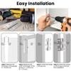ZIUZI 16 Pcs Small Stainless Steel Door Hinges, 2 inch