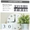 COHEALI 6pcs Clock Making Parts DIY Arabic Roman Numerals for