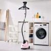 SALAV® GS18-DJ Standing Garment Steamer with Roll Wheels Pink