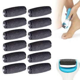 12 StüCk Ersatzrollen FüR Hornhautentferner Ersatzrollen, Hornhautentferner,mit Velvet Smooth Ersatzrollen FüR Elektrische FußFeile