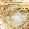 WORUIB 3 Bundles Brown Raffia Straw For Gift Wrapping, DIY