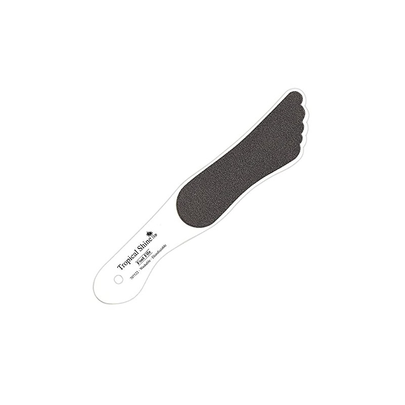 Tropical Shine Large Black Foot File 100/180 Grit (Coarse/Medium)