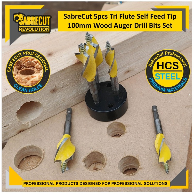 5 x SabreCut SCAG001 100mm Long (12mm, 16mm, 19mm, 22mm