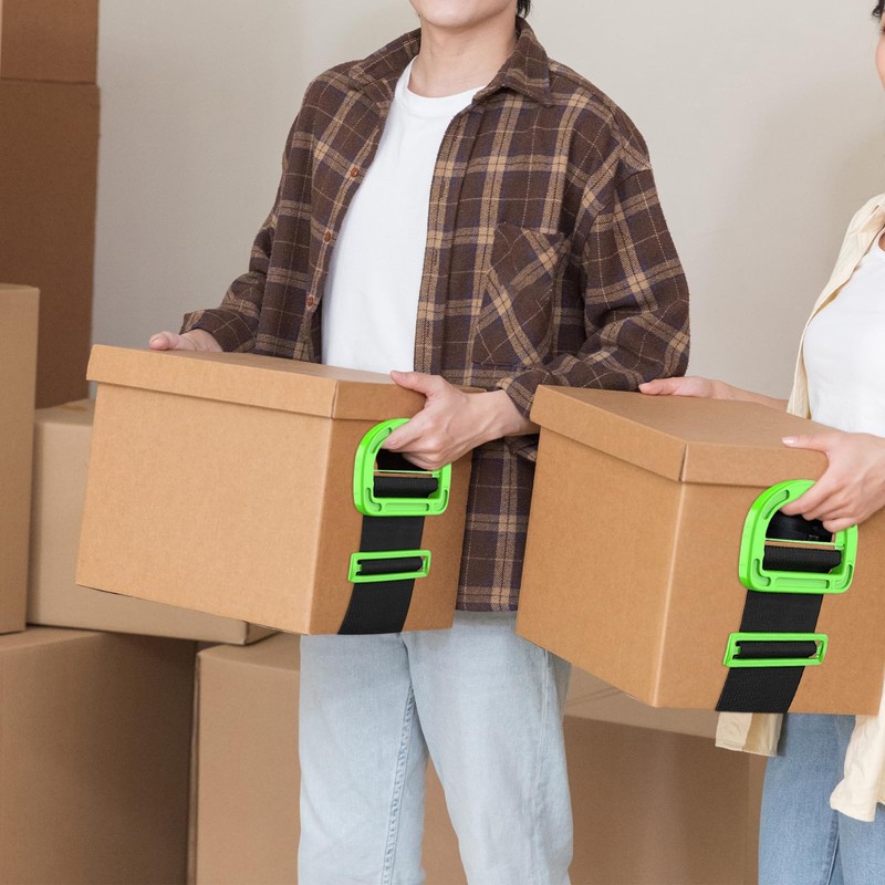 LUHOCIY Pack of 2 Moving Straps for 2 People, Carrying