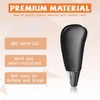 VKGUG Black Leather Carbon Fiber Pattern Gear Shift Knob Shifter