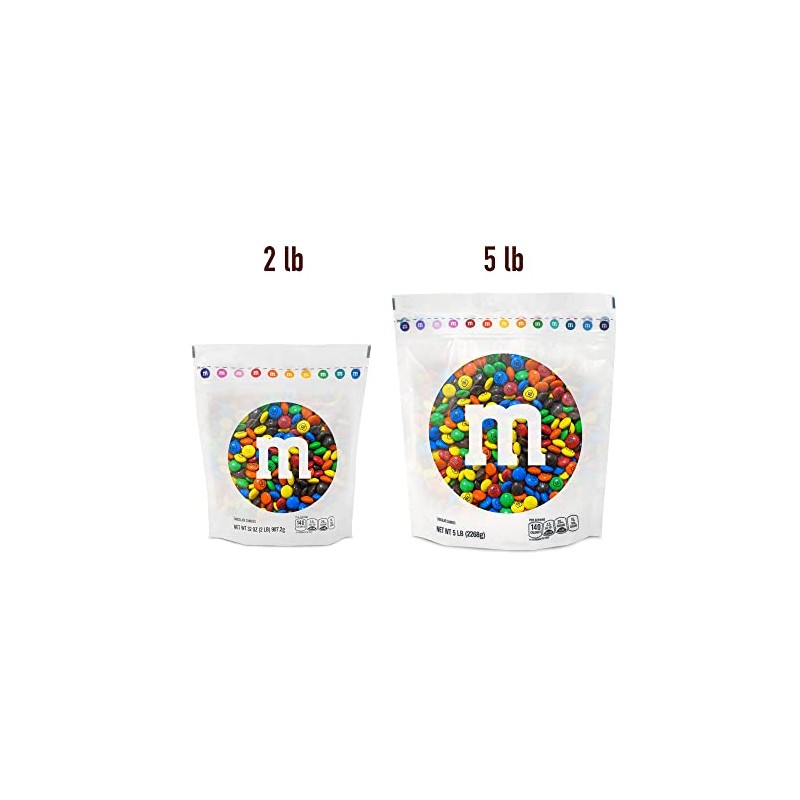 M&M’S WORLD Pre-Printed PRIDE Milk Chocolate Candy - 2lbs