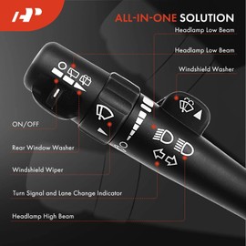 A-Premium Multifunction Switch Turn Signal Switch Headlamp Beam Windshield Washer Wiper Switch Compatible with Chevy Uplander 2005-2009, Buick Terraza 2005-2007, Saturn Relay 2005-2007
