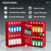 AdirOffice Steel Combination Lock Keys Cabinet Security Storage Box Organizer