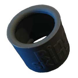 Ring Skins - Standard Skin [ Ring Protector/Guard/Safe/Cover ] (Grey, Medium)