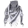 MFH PLO Scarf with Fringes, Shemagh - black/white