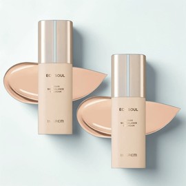 The Saem Eco Soul Vegan Skin Balance BB Cream SPF50+ PA+++ 50ml, No. 21 Light Beige, 2 pcs. / 더샘 에코 소울 비건 스킨 밸런스 비비 크림 SPF50+ PA+++ 50ml, 21호 라이트 베이지, 2개