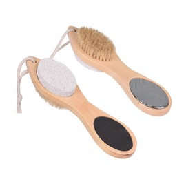 minkissy 1pc Foot File Gel Remover for Feet Exfoliating Foot Peel Electric Manicure Kit Exfoliating Body Scrubber Foot Scrub Pumice Pedicure File Bamboo