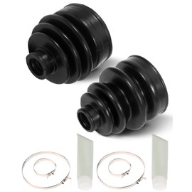 SCITOO CV Joint Boot Kit for Honda Pioneer 1000 2016-2021 for Honda Pioneer 1000-5 2016-2021 Pair Outer Inner 2 x cv boot,4 x stainless steel clips,2x grease