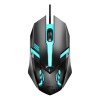 Mouse Óptico Gamer Led Iluminado Ratón Usb Alámbrico Juegos Color