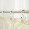 Shower Curtain Hooks Rings Titanker, Stainless Steel Double Glide Rollers