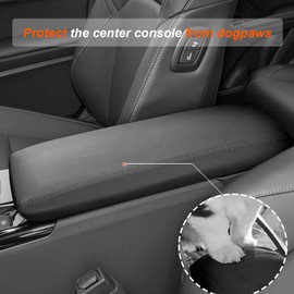DEYTOP Center Console Cover for Toyota Camry 2025 Accessories Car Center Console Cover for 2025 Camry Accessories Armrest Pad (Black)
