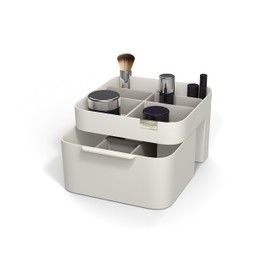 Joseph Joseph Viva Makeup Cosmetic Organiser with Drawer, dismantles for easy cleaning – Shell