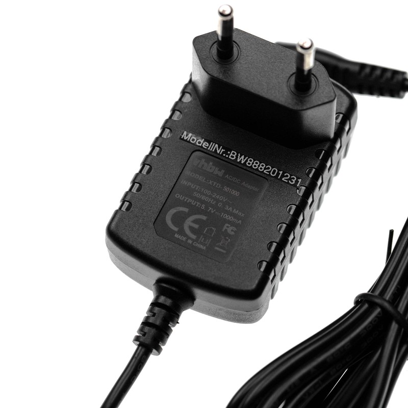 vhbw AC Power Supply Compatible with Panasonic ES7058, ES7101, ES7102,