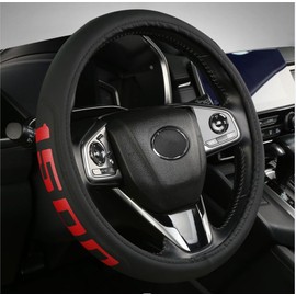 Microfiber Leather Steering Wheel Cover fit Dodge Ram 1500 Accessories 15-16.5Inch