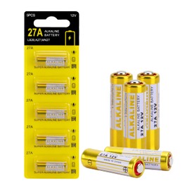 kunying A27 27A 12V Alkaline Battery 5 Pack,27a 12v Battery for Remote