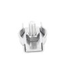 20pcs Wire Rope Single Clip with A Clear Plastic Box