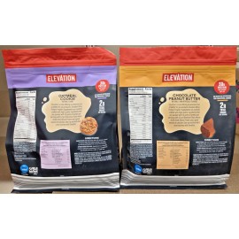 Elevation Whey Protein Blend Oatmeal Cookie & Chocolate Peanut Butter (2 Bags)