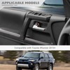 JeCar 4pcs for 4Runner Interior Door Handle Cover Trim Carbon