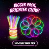 400 Pulseras Neon Fosforescente Glow Stick Fiestas Eventos