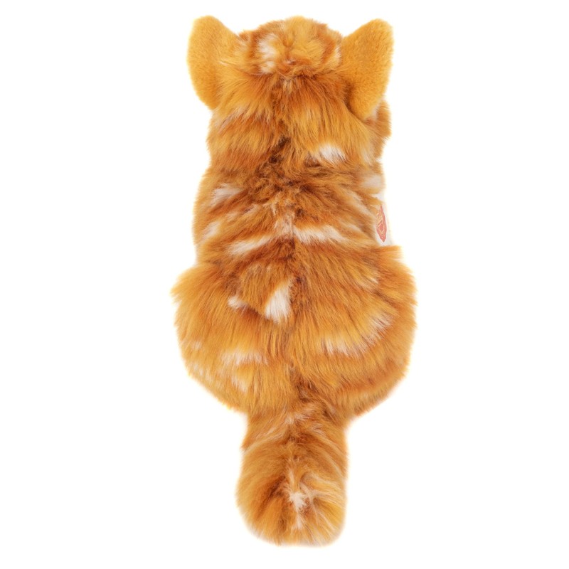 Teddy Hermann 91837 Cat Lying Down Red Tabby 20 cm,