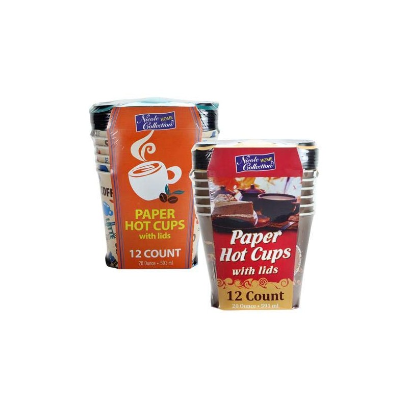 Nicole Home Collection 770 Disposable Hot Lid-20 oz | Pack