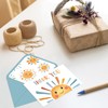 Whaline 24 Pack Boho Sun Thank You Cards Blue Brown