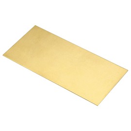 TA-VIGOR 1Pcs H62 Brass Sheet, 100mm x 50mm x 1mm Metal Sheet Brass Plates for DIY Crafts, Electrical, Repairs, Industry