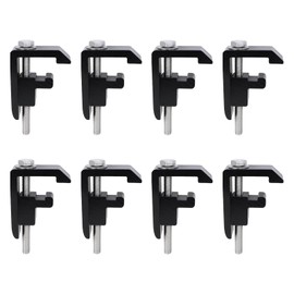 P-AC-04N Camper Shell Clamps, Truck Cap Mounting Clamps, Truck Topper Clamp Compatible with Toyota Tacoma Tundra (8 PCS)