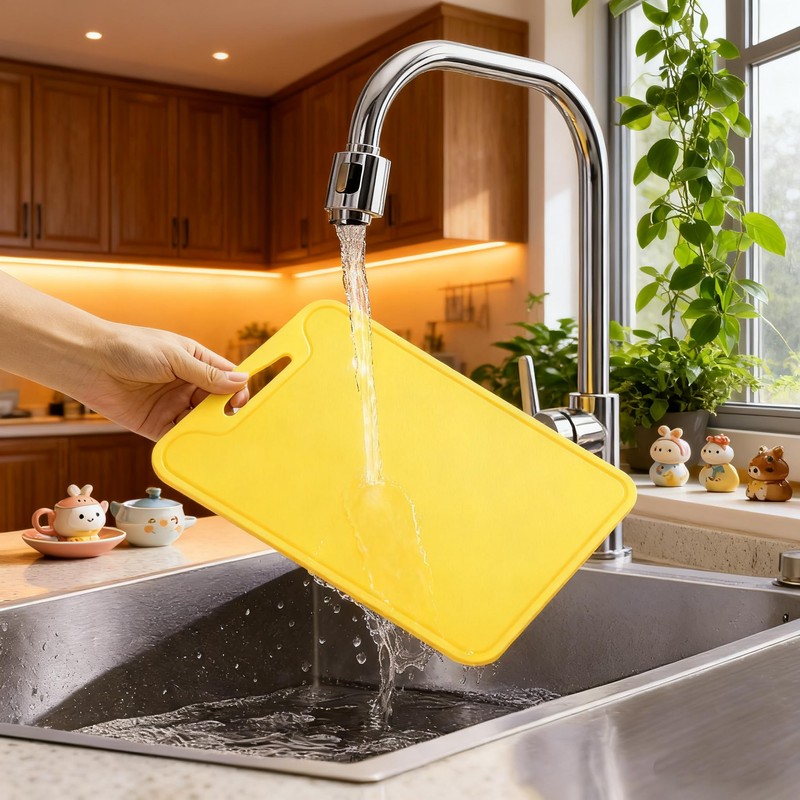 Jerliflyer Silicone Cutting Board,8.6 * 11.8in BPA Free Flexible Kitchen