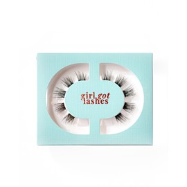GirlGotLashes Mini Box Doll Eye Edition N°5 Eyelash Extensions for Home 1 Pair of Fake Lashes with 5-7 Days Hold Vegan Handmade