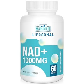 Maripolio Suplemento de NAD+ Liposomal 1000 mg | Entrega Liposomal de Alta Biodisponibilidad | Apoyo a la Energía Celular y Bienestar | Suplemento Die