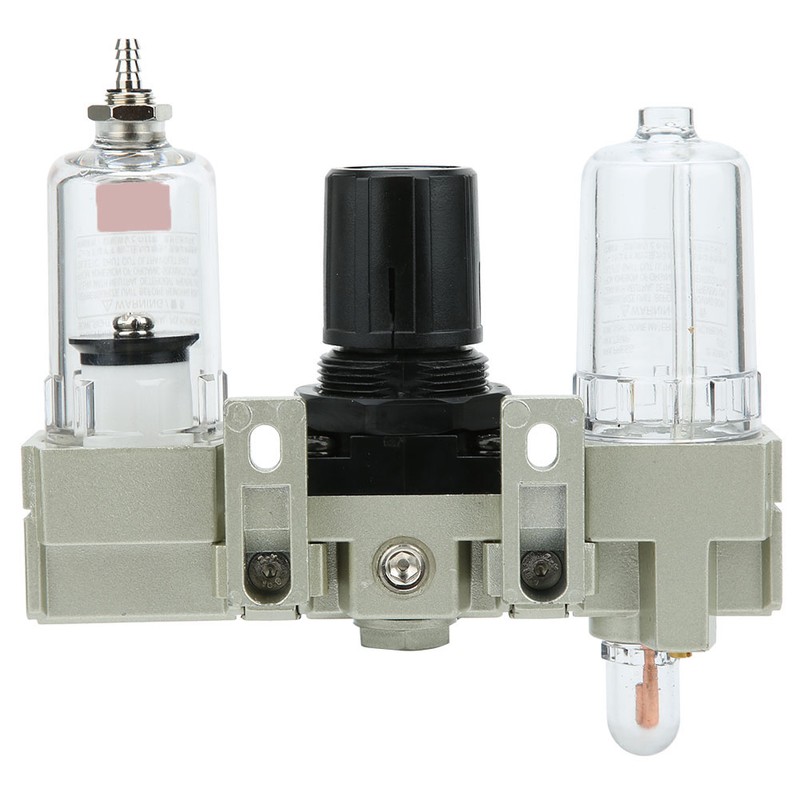 Air Oil Water Separator Triplet Automatic Drainage Pressure Regulator Aluminum