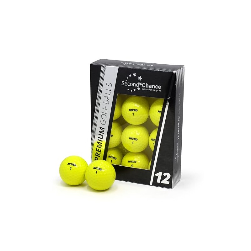 Second Chance Recycled Lake Golf Balls, 12 Pack, Mixed Golf