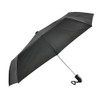 Drizzles Mens Deluxe Compact Auto Umbrella - Black